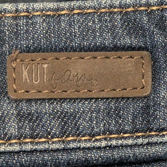 Kut from the Kloth Wm Size 6 Catherine Boyfriend Denim Jeans Cotton Medium Wash - Picture 6 of 12